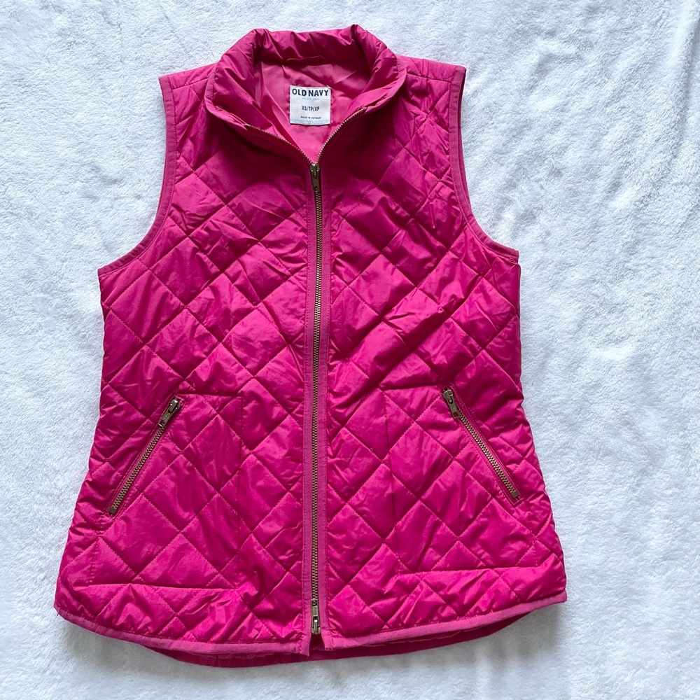 Old Navy Pink Quilted Vest
